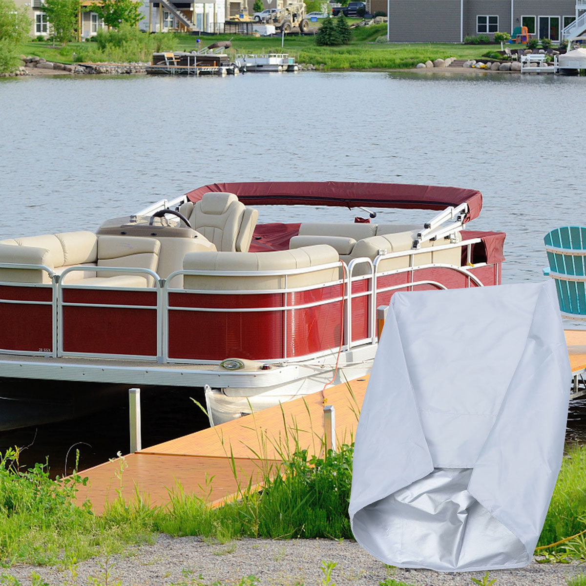 Boat Seat Cover White Oxford F - огляд і ціна Fishing Boat Cover